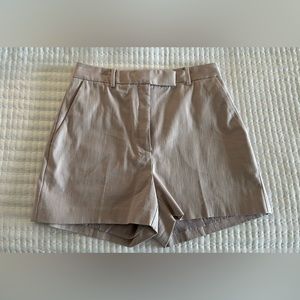 Aritzia Babton Effortless Linen Shorts in Lavender